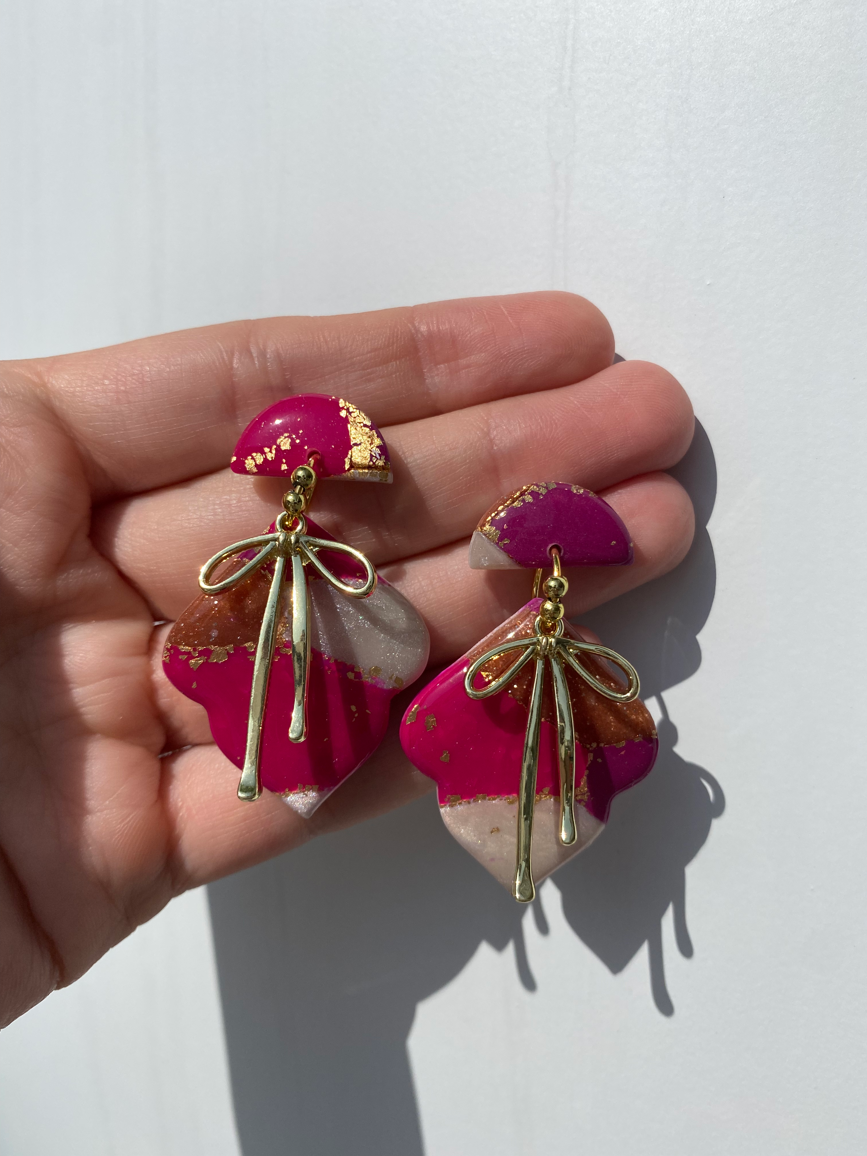 The Monica - Gold Bow