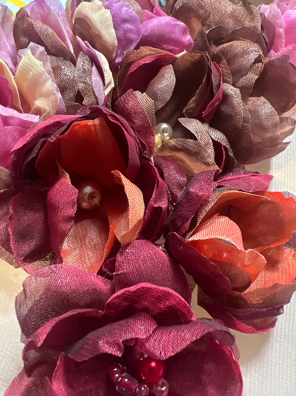 Miniatura: Clases flores en tela SIN MATERIALES 