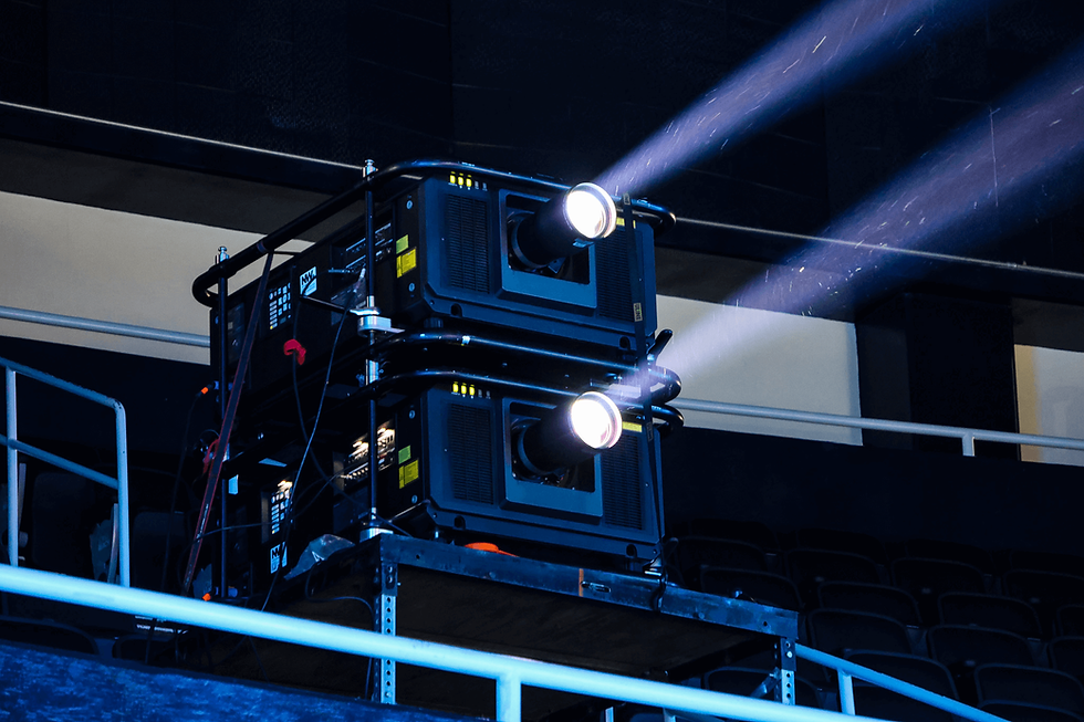 32K Double Stacked Laser Projectors