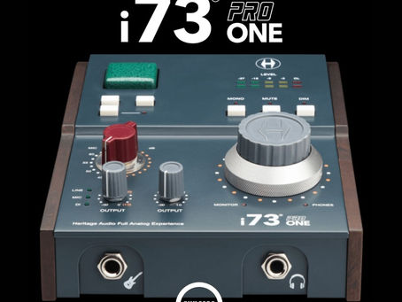 New Fine Audio Interface from Heritage Audio: i73® PRO ONE