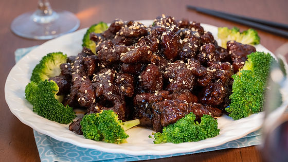 Beef with Orange Peel Sauce陈皮牛