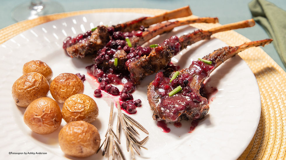 Recipe Lamb with Wild Blueberries