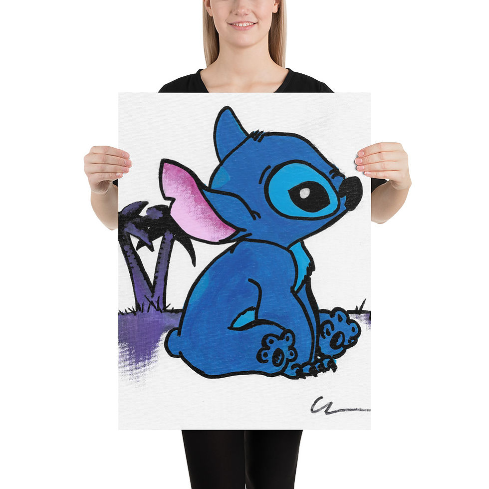 Thumbnail: Stitch Fan Art Poster