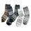 Thumbnail: 5 Pairs Winter Wool Ethnic Style Socks UK 5-8