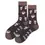 Thumbnail: Bring Me Some Coffee - Novelty Cotton Crew Socks UK 7-11