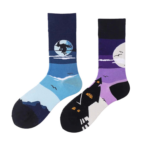 Good WitchFashion Colorful ODD Socks UK 510 LostSocks