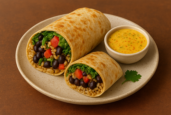 Burrito vegano con salsa cremosa.png