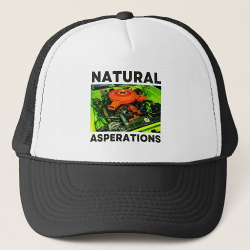 Hot Review! Old School Classic Engines Naturally Aspirated V8 Trucker Hat