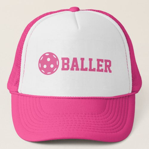 Hot Review! Pickle baller Funny Pickleball Custom Text Trucker Hat