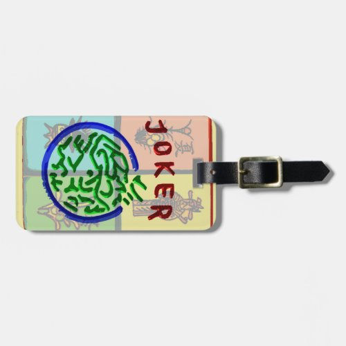 Review Mah Jongg Big Joker Luggage Tag