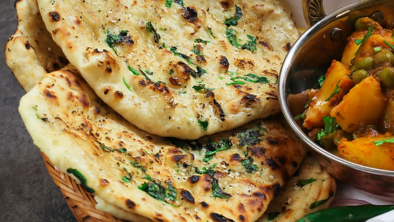 Paneer kulcha with chole