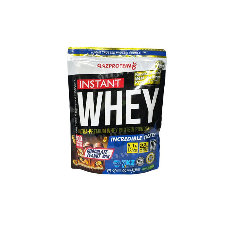 Qazprotein-Qazprotein 100% Instant WHEY 900 гр - Сникерс