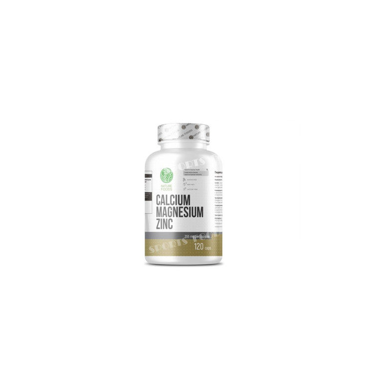 Nature Foods-Calcium Magnesium Zinc 120 капс