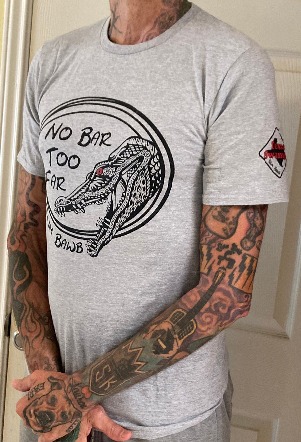 Thumbnail: "No Bar Too Far" T-shirt w/Free Shipping