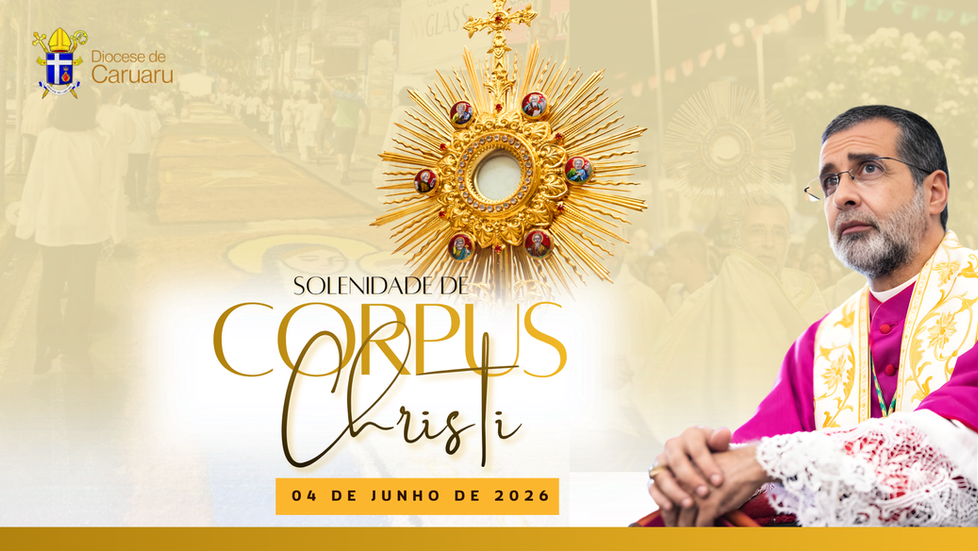 Caruaru celebrará Corpus Christi com procissão, missa e noite católica no dia 4 de junho