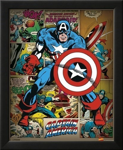 Captain America Wall Art 4mywall Co Uk