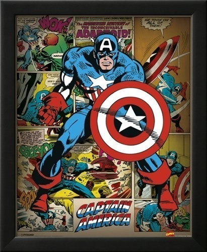 Captain America Wall Art | 4mywall.co.uk