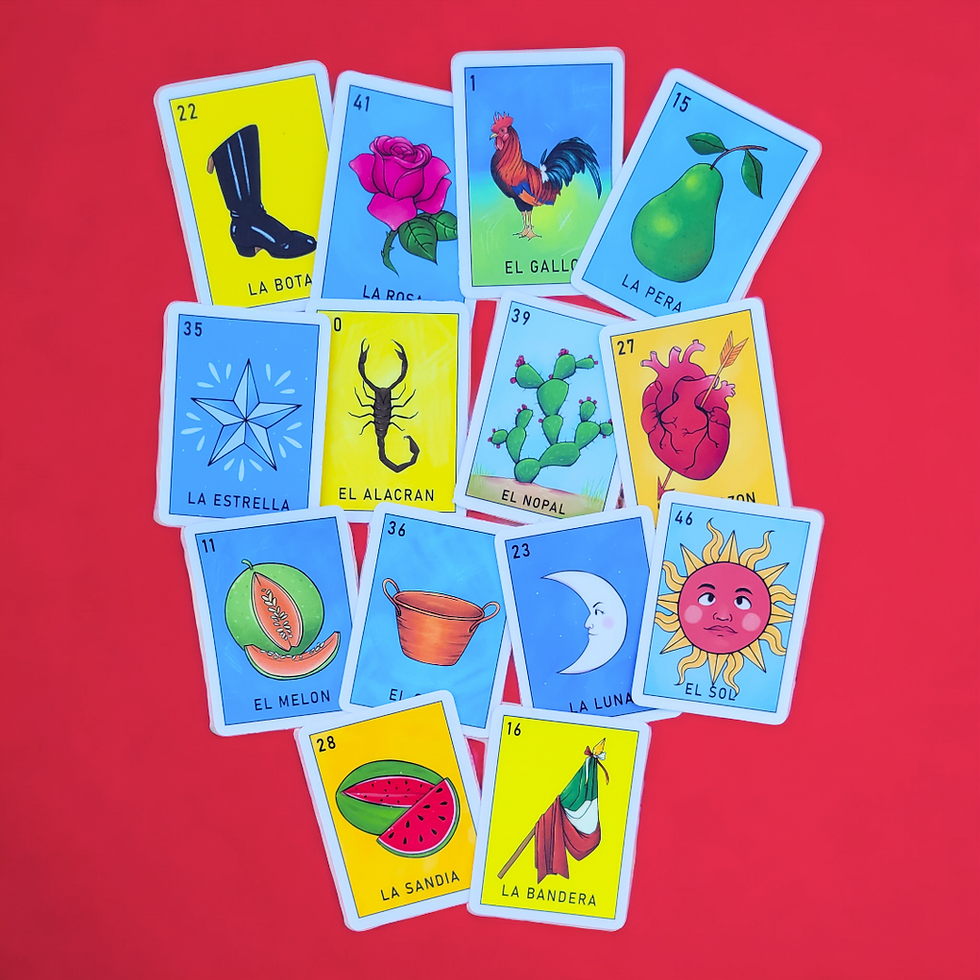 Loteria Stickers | cnavarroillustration