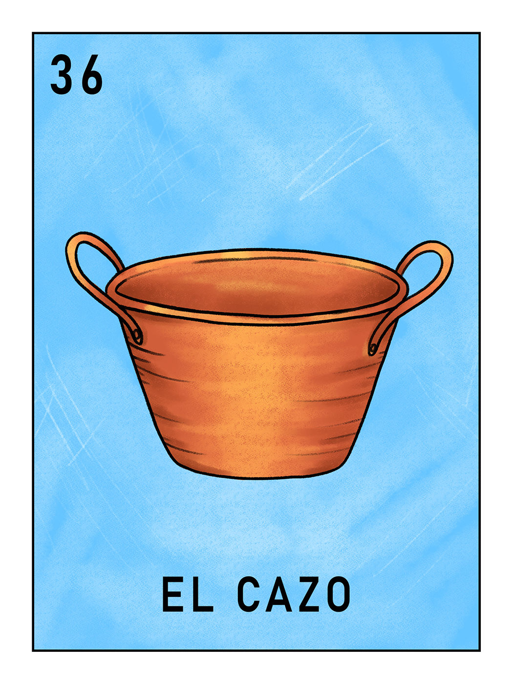 El Cazo Loteria Print