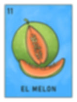 El Melon Loteria Print