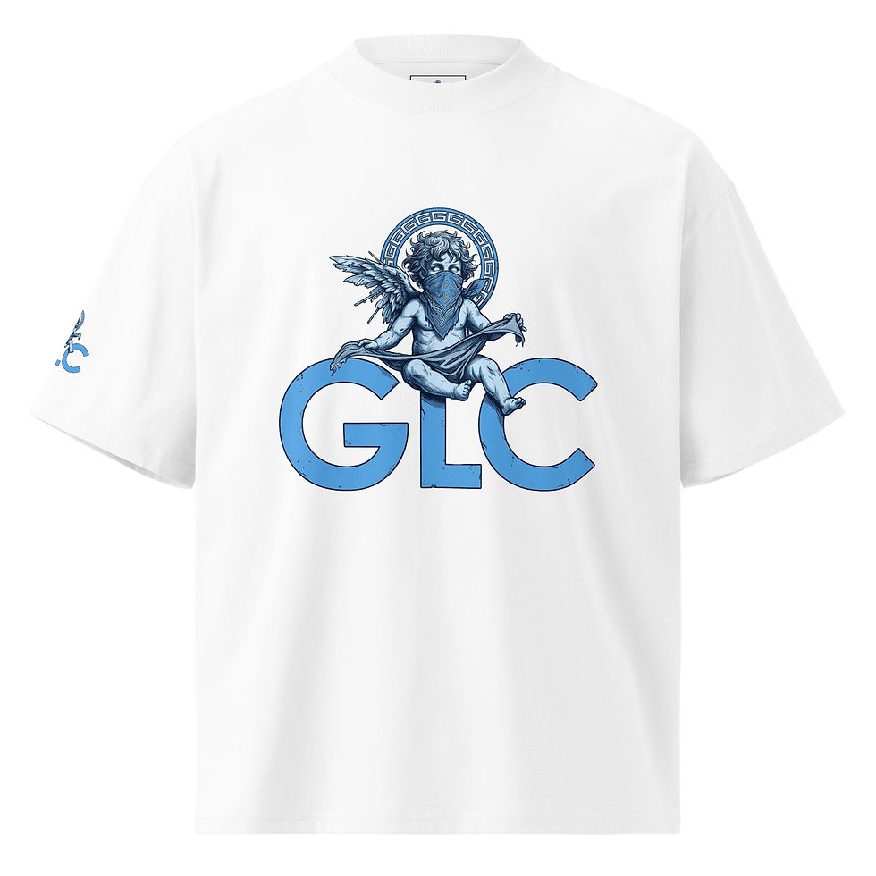 Thumbnail: GLC - Eternal Optimist - Unisex Organic Oversized T-Shirt