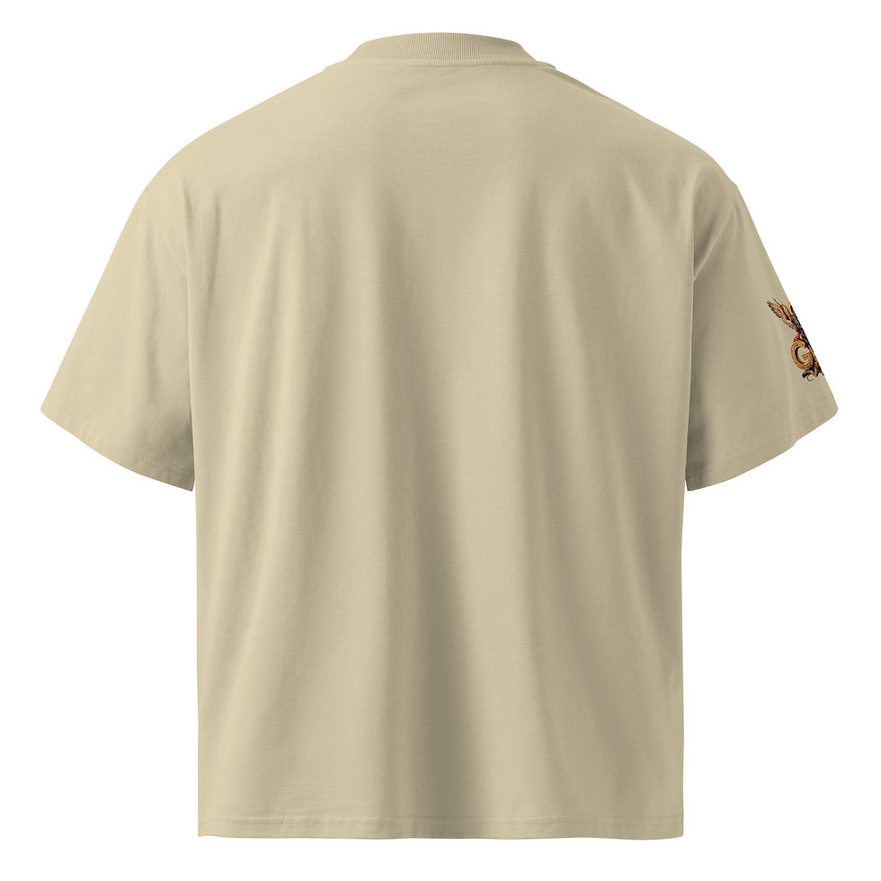 Thumbnail: GLC - DID Unisex Organic Oversized T-Shirt - LIGHT