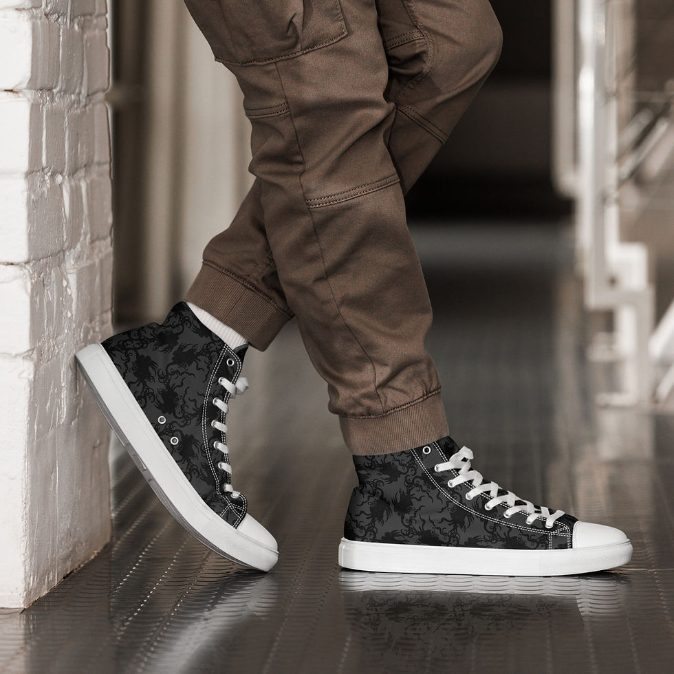 Miniatura: Pánské High Top tenisky Čertíci