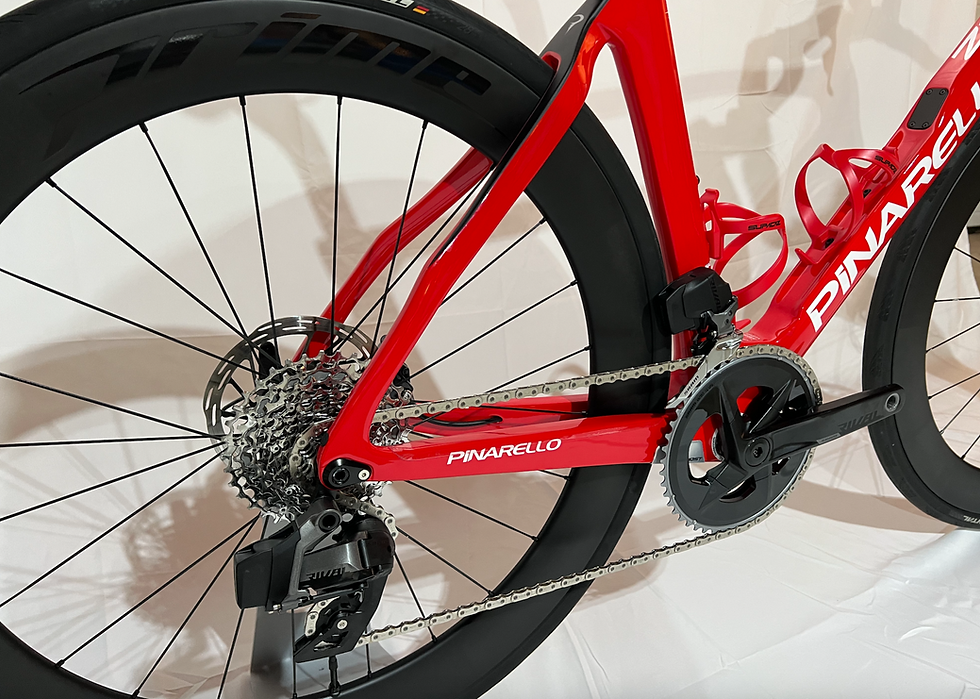 Thumbnail: Pinarello Dogma F12 Disc (Size 54) SRAM eTap AXS Meteor Red