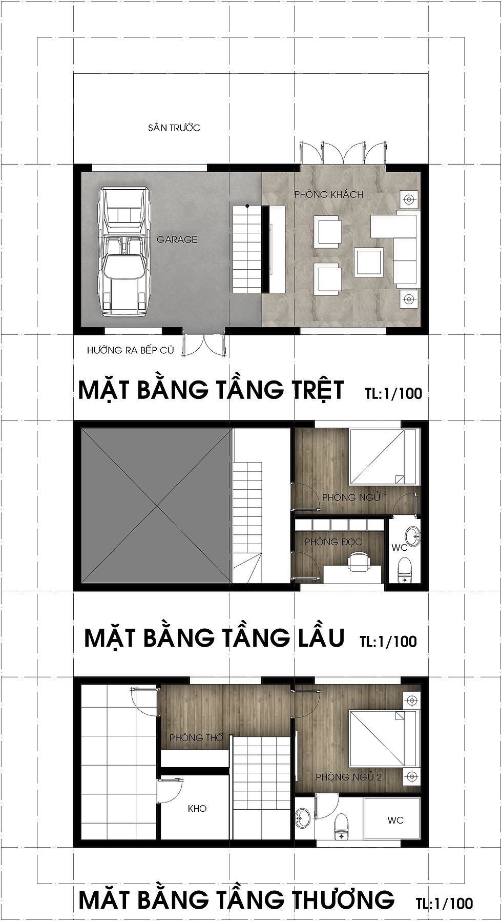 vuta house tư vấn thiết kế 7.2x9.8m