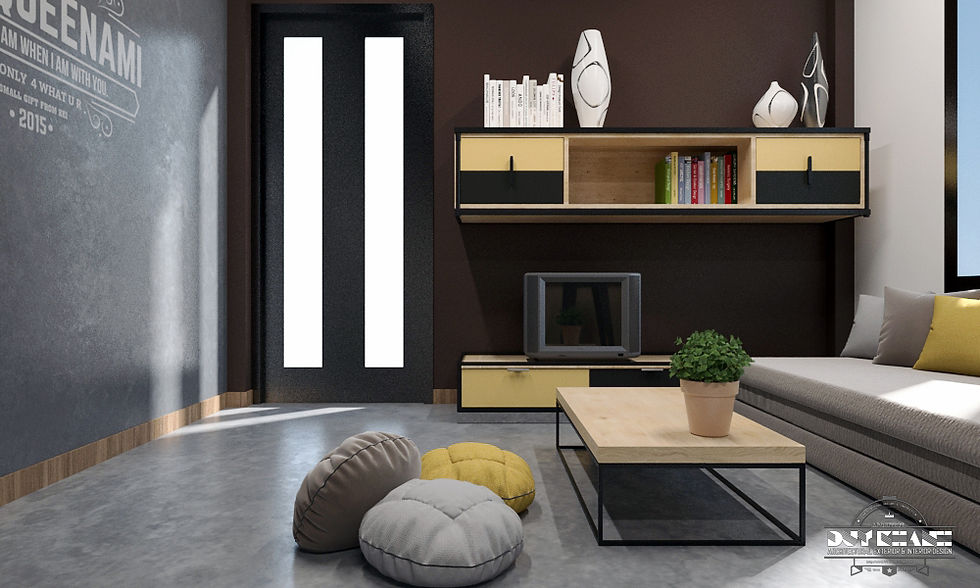 Nhà 200 triệu Industrial style