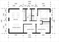 Tư vấn Thiết kế nhà 6x10m