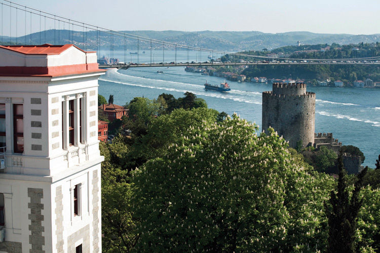 View of Bosphorus from the campus