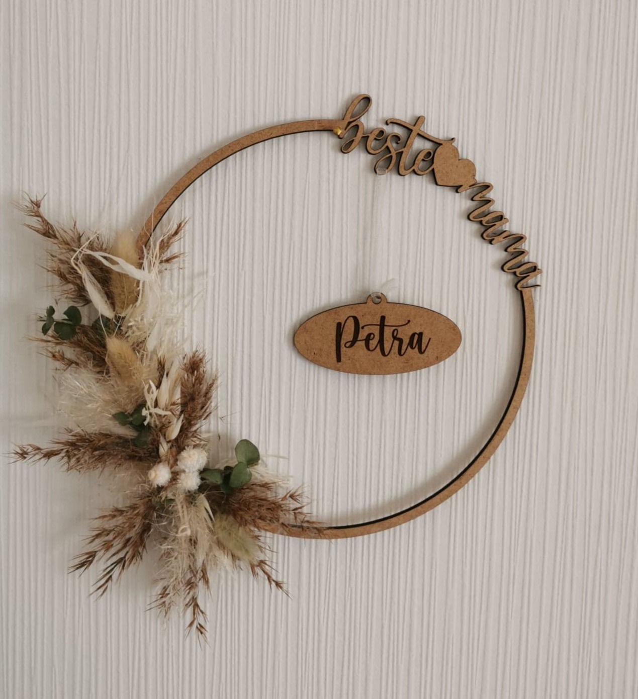 Holzkranz "beste mama"