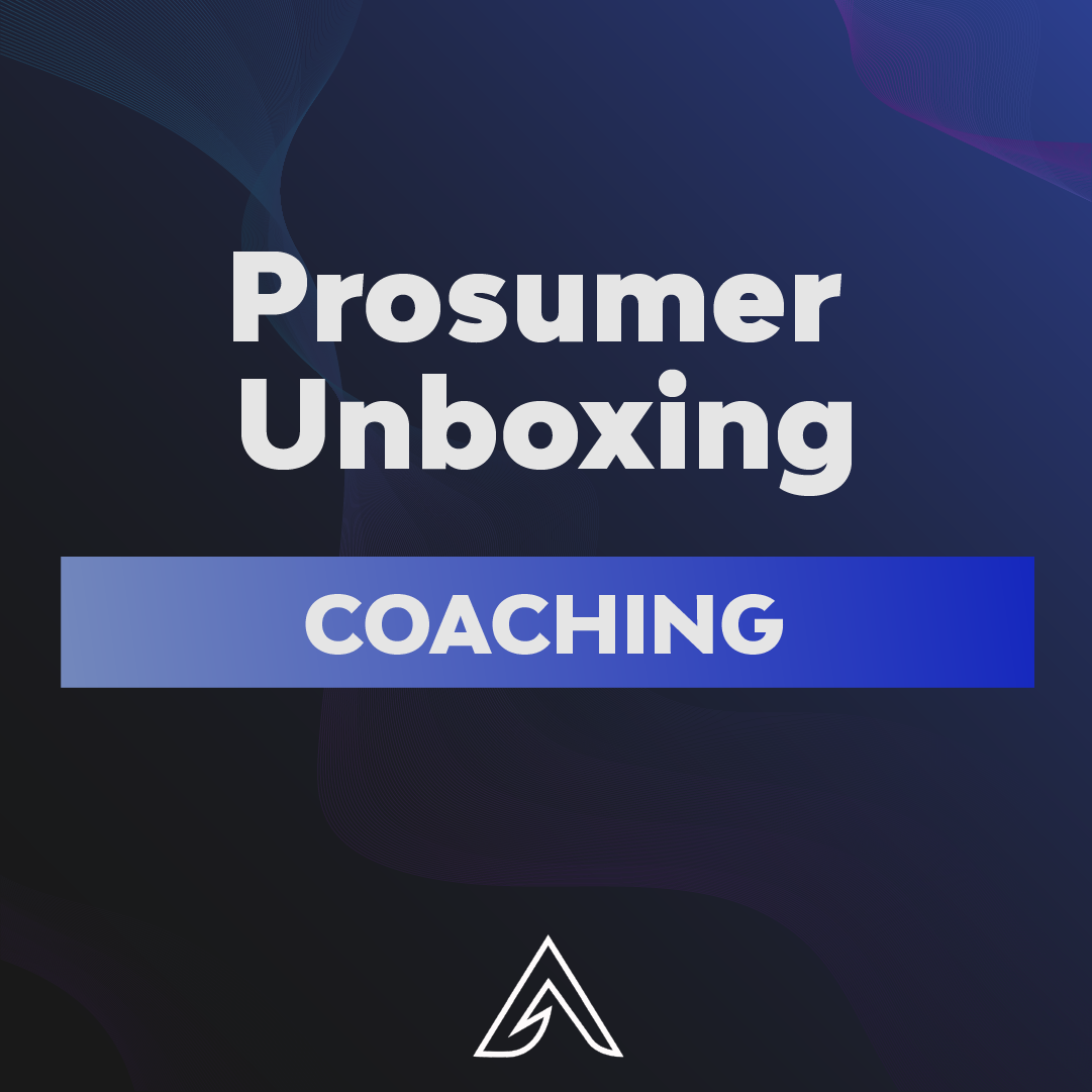 Prosumer Unboxing Coaching + Test Flight | Acosta Tech