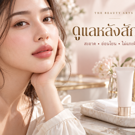 ดูแลหลังสักปากอย่างไร? 