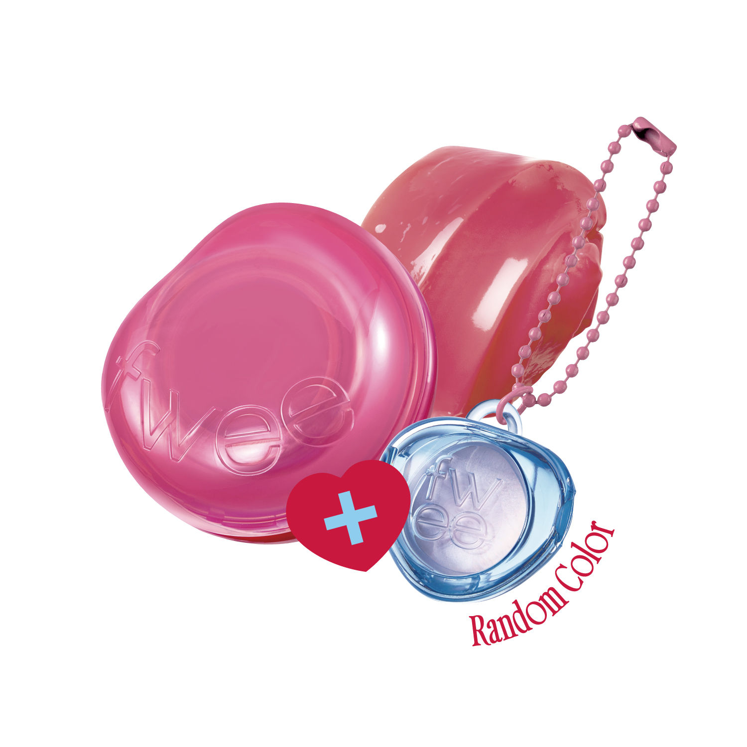 FWEE *Keyring* Lip&Cheek Glowy Jelly Pot Jp01 Sugar Coat