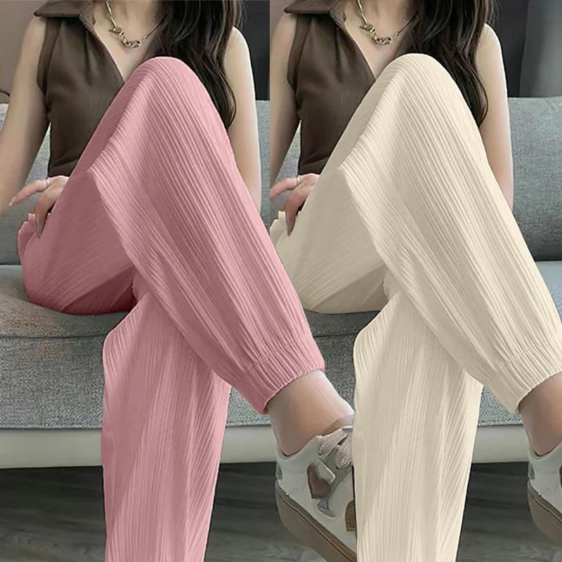 Street Sweet Basics Ice Silk Pants Lantern