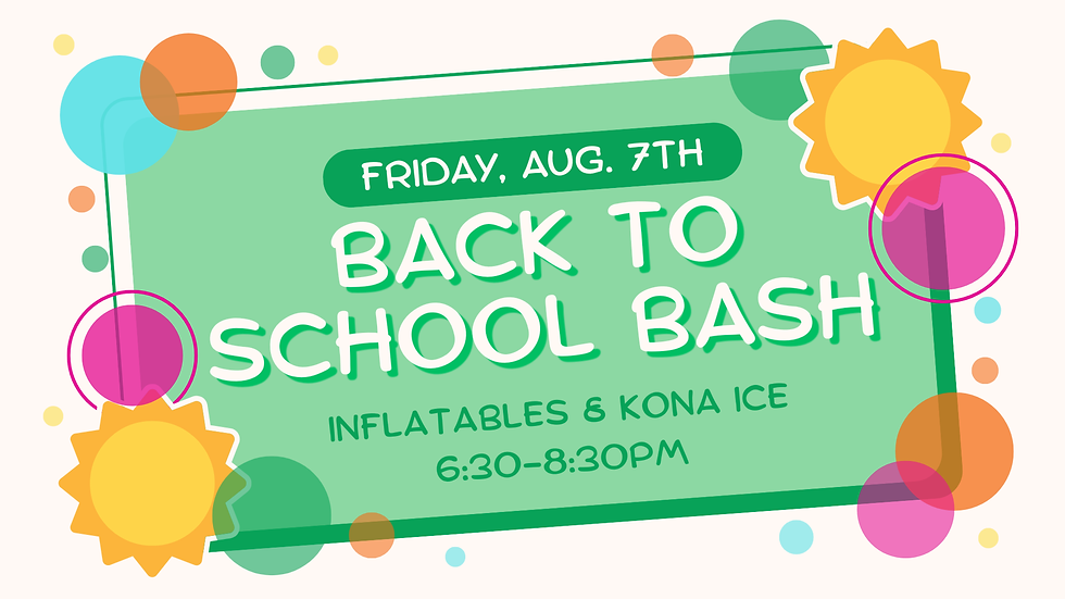 Back to School Bash