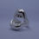 Thumbnail: Silver ring shaped like a mouth