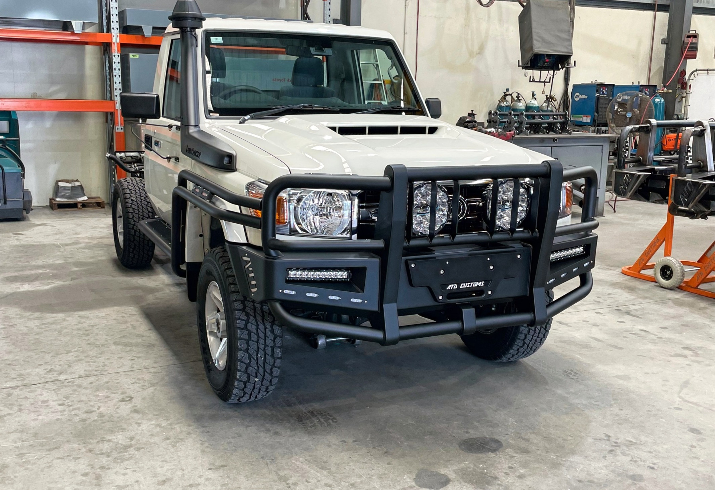 Radar Apocalypse Bull Bar for new spec 70 series LandCruisers Compliant with Autonomous