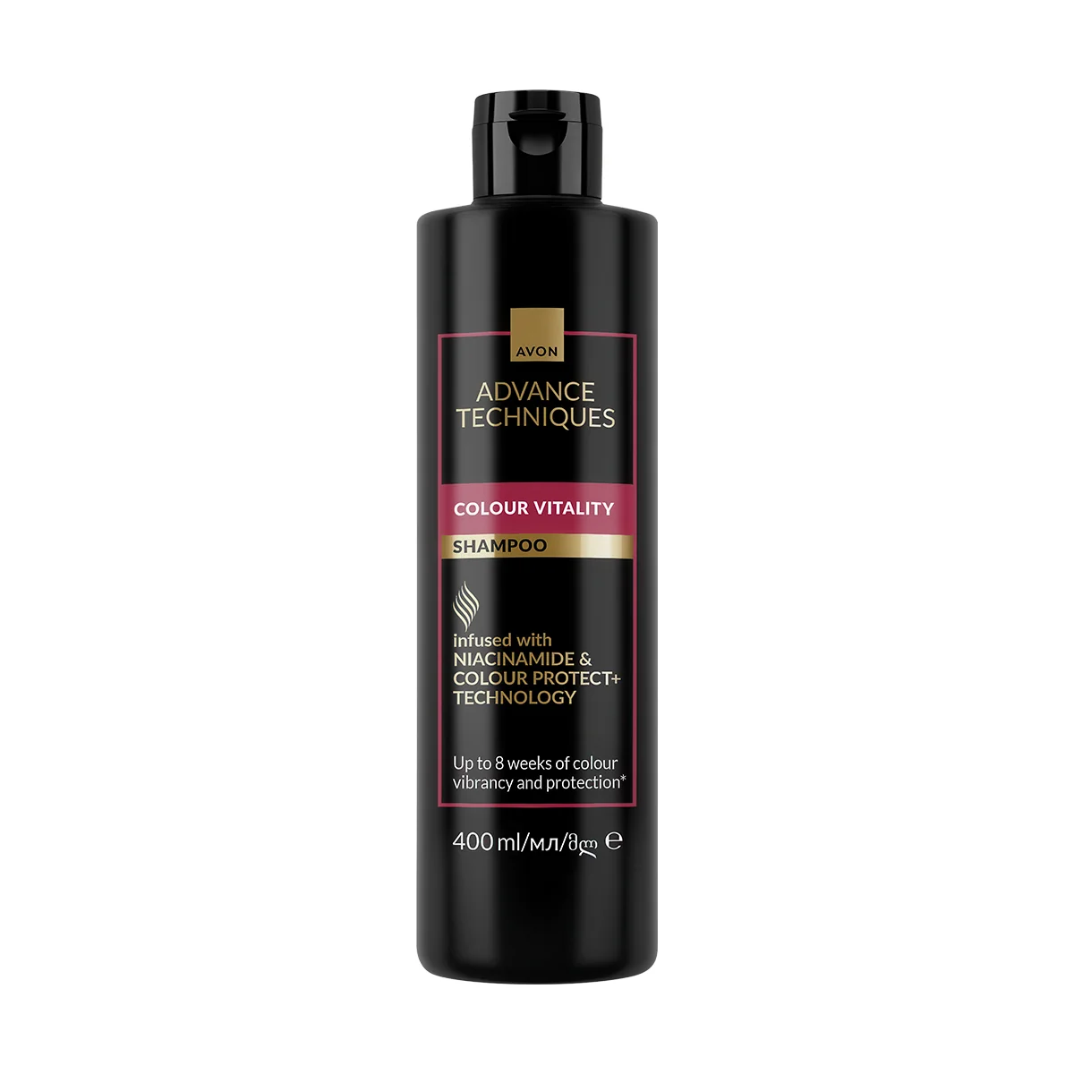 Shampoing Réparateur Cheveux Colorés 400ml COLOUR VITALITY AVON