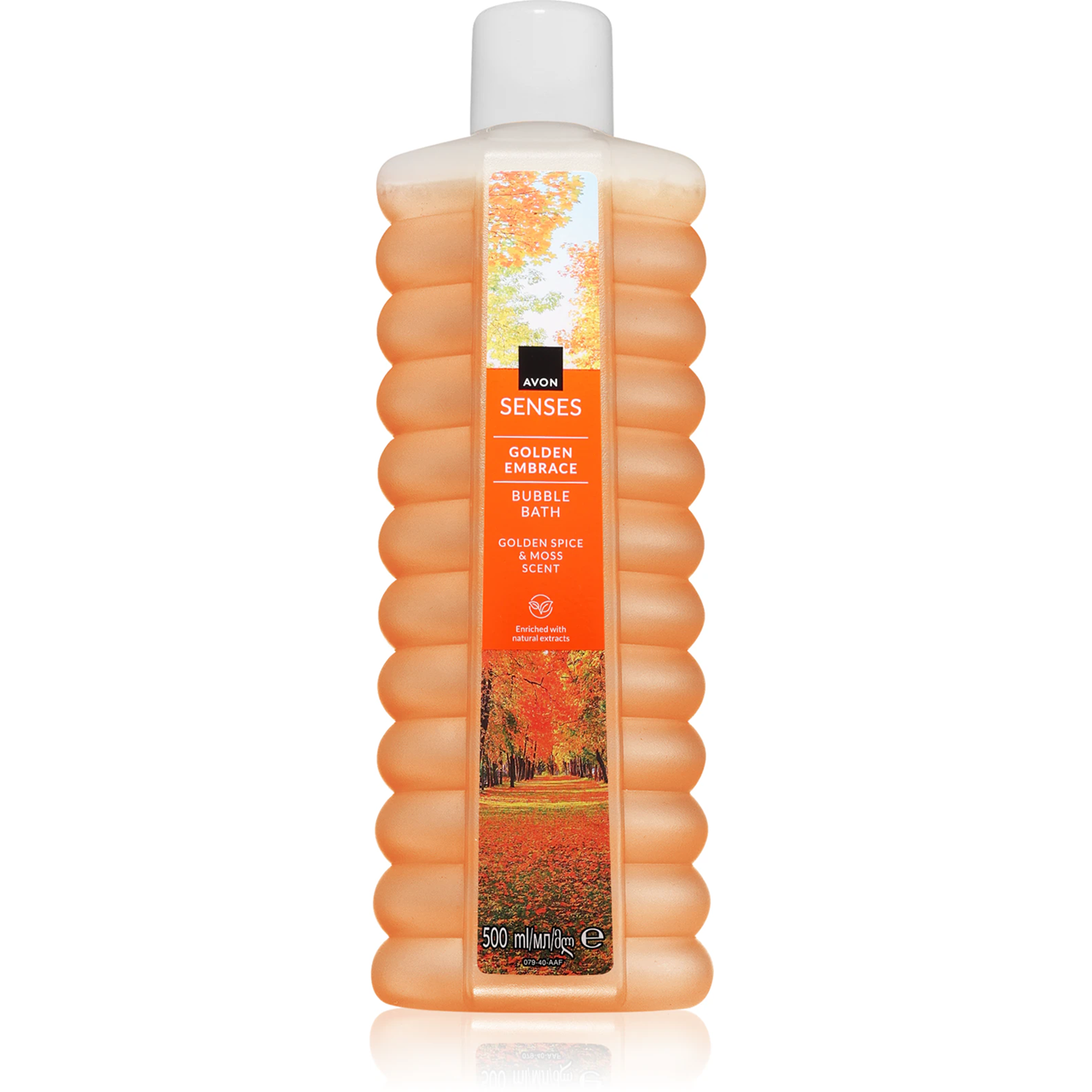 Bain Moussant GOLDEN EMBRACE épices chaudes & mousse SENSES AVON bain mousse