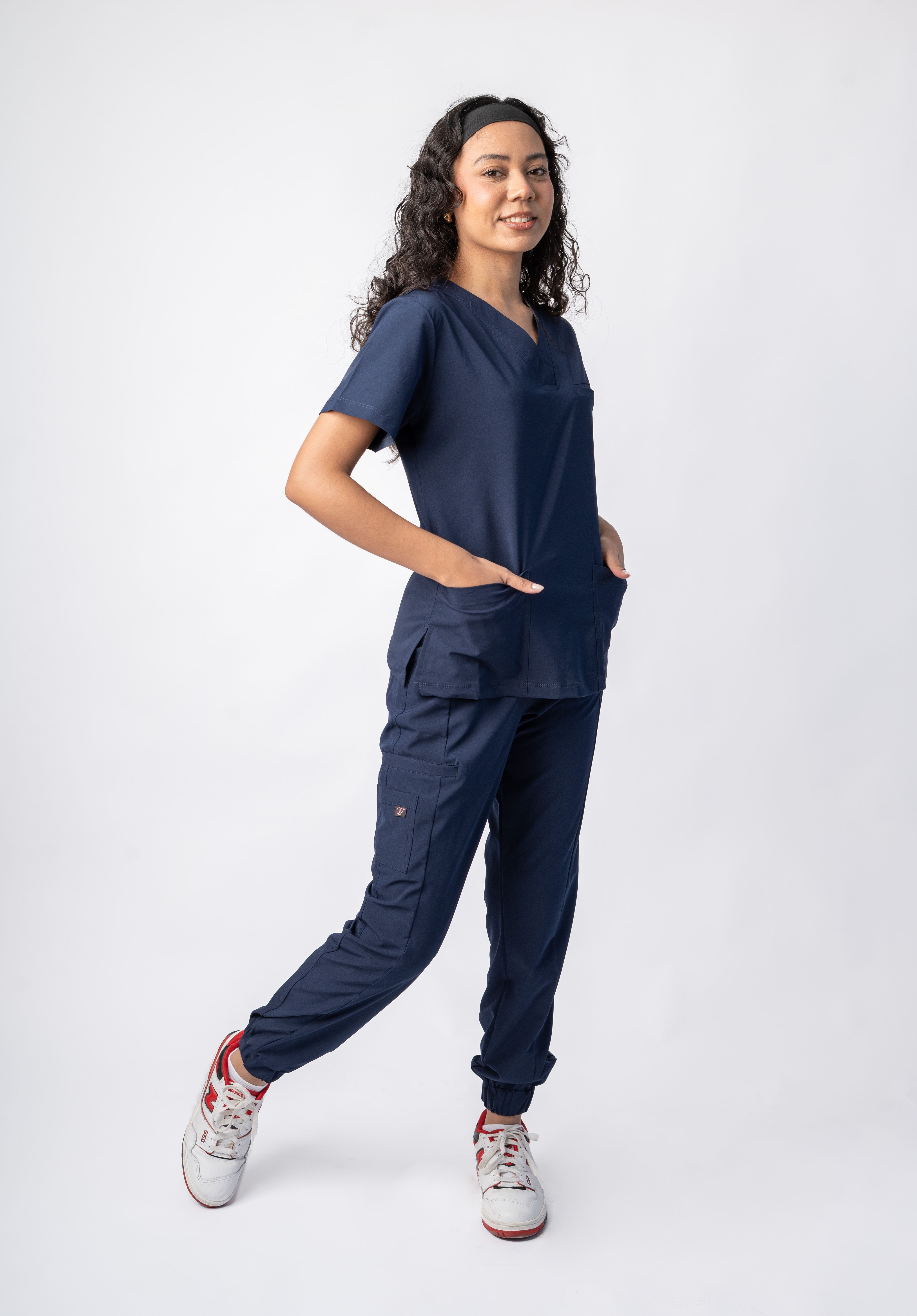 Clásico Jogger Azul Marino