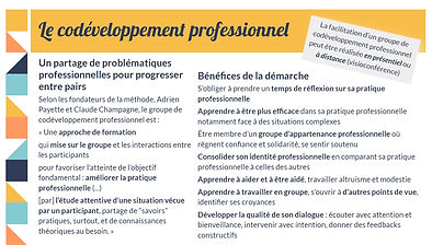 Groupe de codéveloppement professionnel