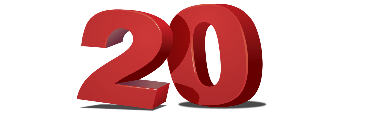 20 лет картинка без фона