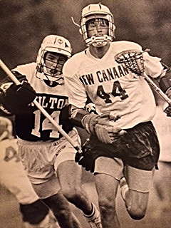 Andy Towers in the late 80s playing for New Canaan High School