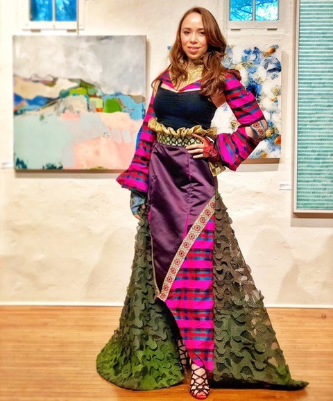 Escapade modeled by Mia Lin; photo credit Noah Lin