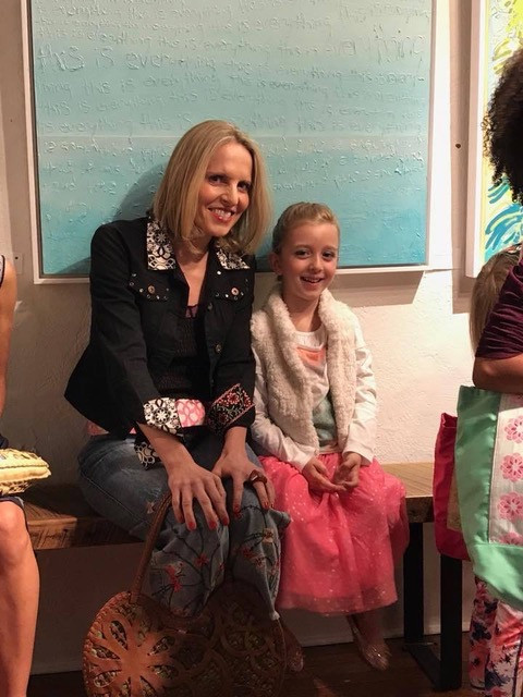 Marysue Rucci and daughter Thea; photo credit Merrily Mellick
