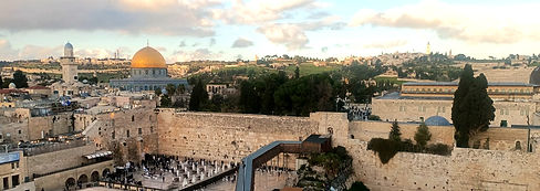 A panoramic view of the Western Wall in the Old City of Jerusalem