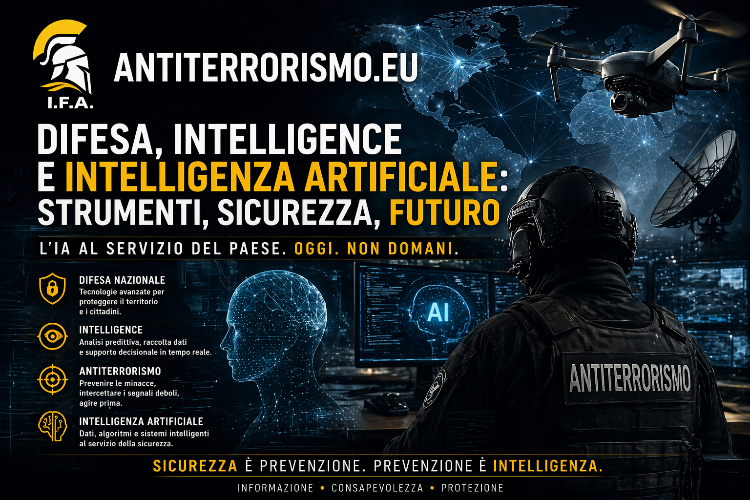 Intelligenza artificiale, difesa e intelligence: una scelta irrinunciabile per la sicurezza del Paese